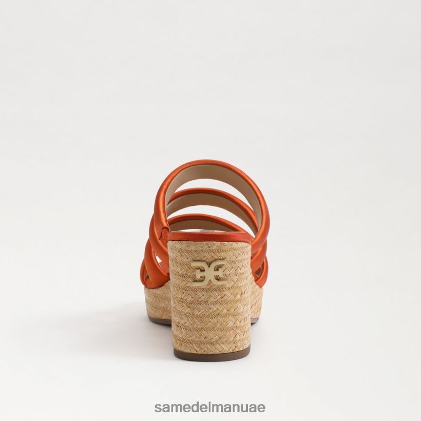 برتقال كالي أحذية Sam Edelman نحيف كعب إسفين منصة يوكي 246L6T684