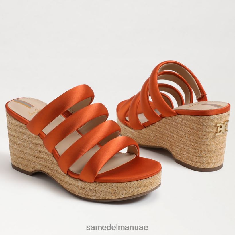 برتقال كالي أحذية Sam Edelman نحيف كعب إسفين منصة يوكي 246L6T684