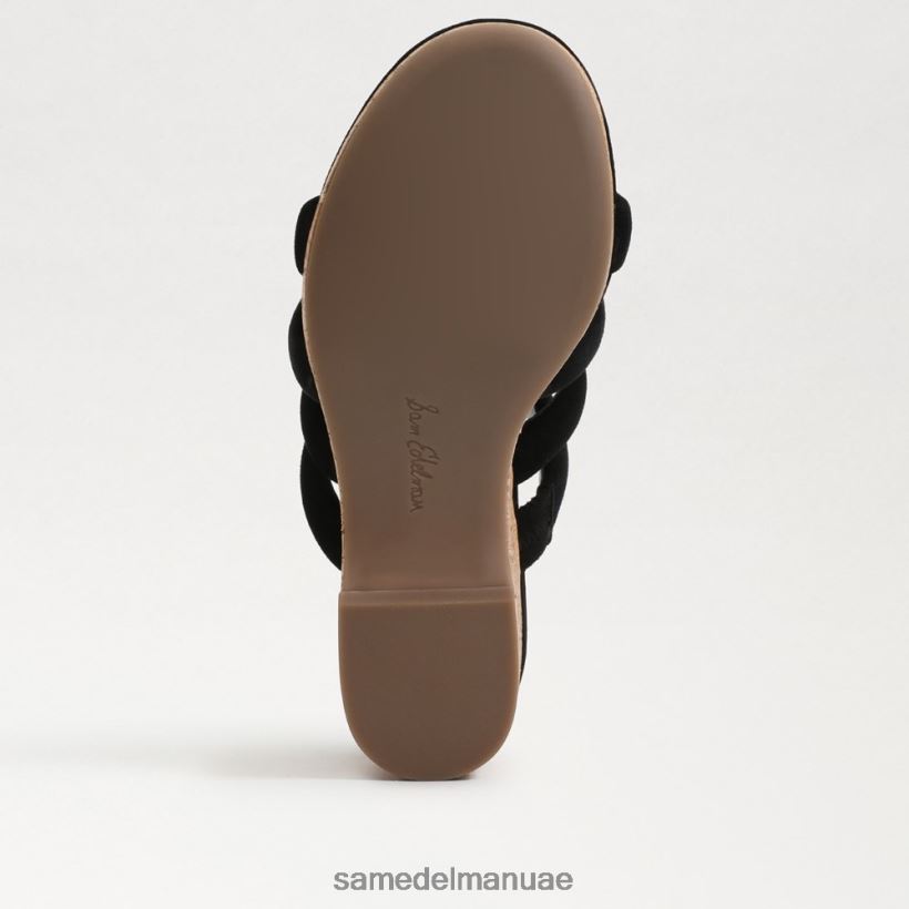 جلد الغزال الأسود أحذية Sam Edelman نحيف كعب إسفين منصة يوكي 246L6T687