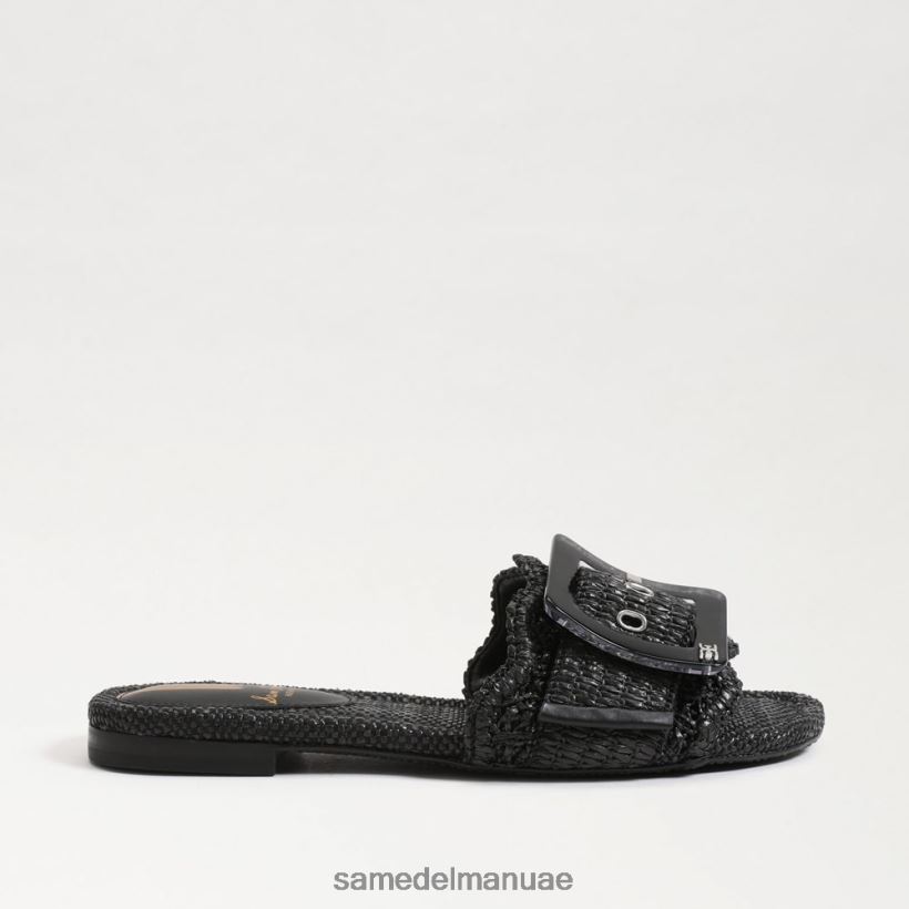 الرافية السوداء أحذية Sam Edelman نحيف صندل منزلق من بامبي 246L6T68