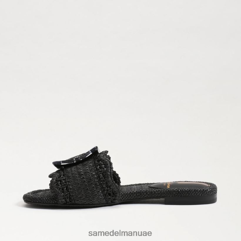 الرافية السوداء أحذية Sam Edelman نحيف صندل منزلق من بامبي 246L6T68
