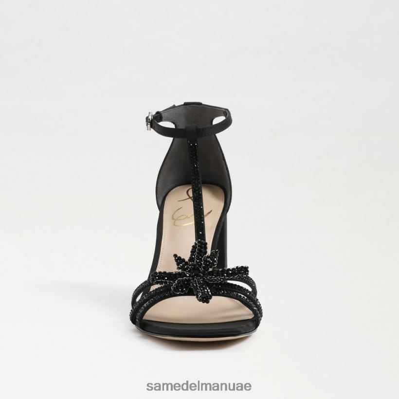 أسود أحذية Sam Edelman نحيف صندل دوني بكعب عريض 246L6T691