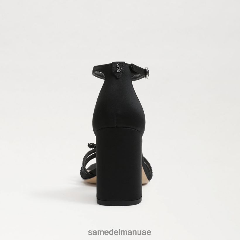 أسود أحذية Sam Edelman نحيف صندل دوني بكعب عريض 246L6T691