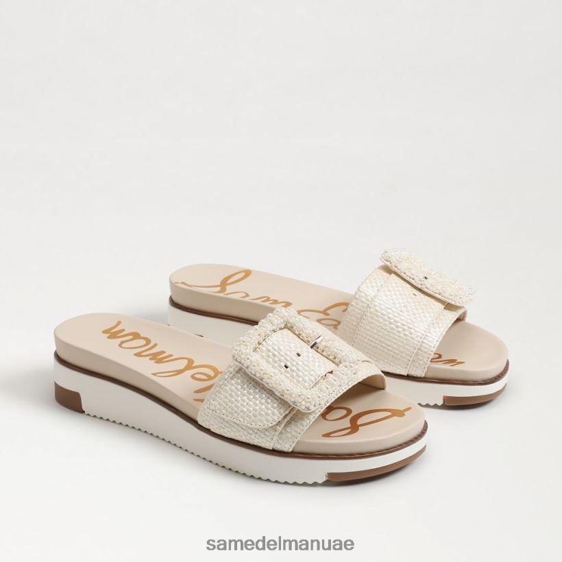 البلاتين أحذية Sam Edelman نحيف أريان صندل منزلق مطرز 246L6T701