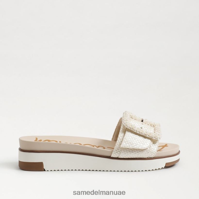 البلاتين أحذية Sam Edelman نحيف أريان صندل منزلق مطرز 246L6T701