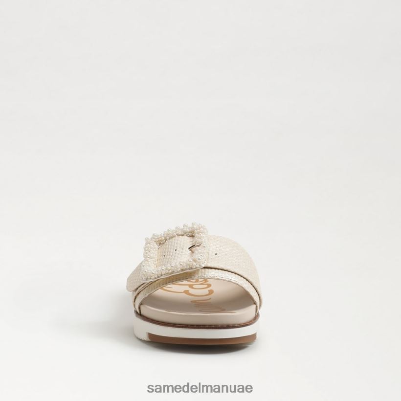 البلاتين أحذية Sam Edelman نحيف أريان صندل منزلق مطرز 246L6T701