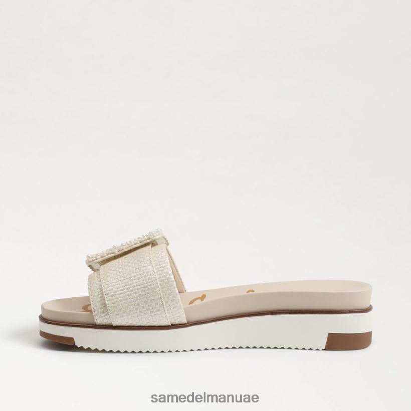 البلاتين أحذية Sam Edelman نحيف أريان صندل منزلق مطرز 246L6T701