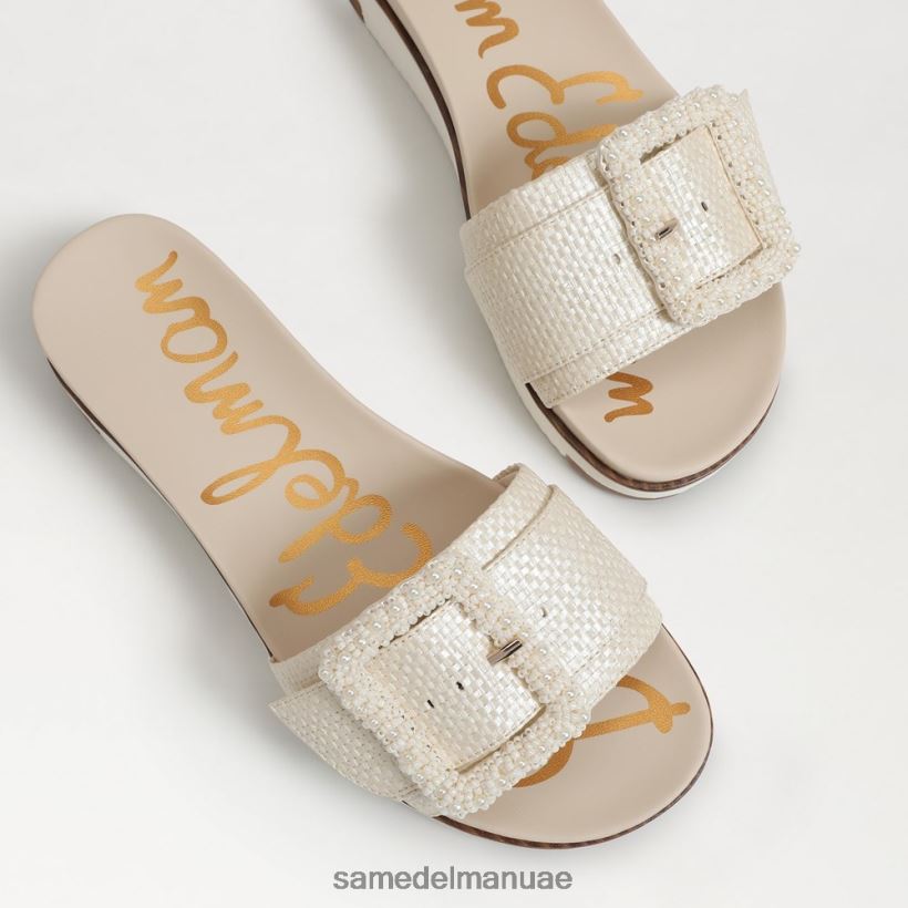 البلاتين أحذية Sam Edelman نحيف أريان صندل منزلق مطرز 246L6T701