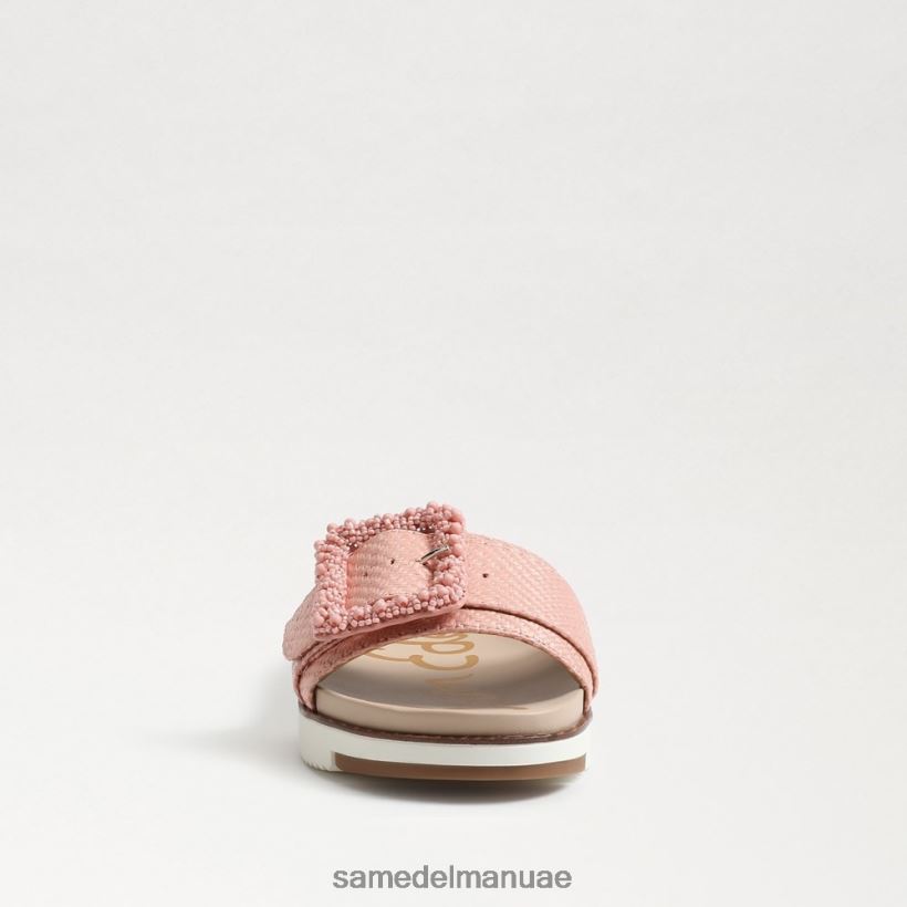 الخوخ المرجاني أحذية Sam Edelman نحيف أريان صندل منزلق مطرز 246L6T702