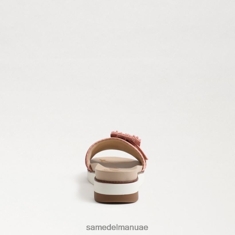 الخوخ المرجاني أحذية Sam Edelman نحيف أريان صندل منزلق مطرز 246L6T702