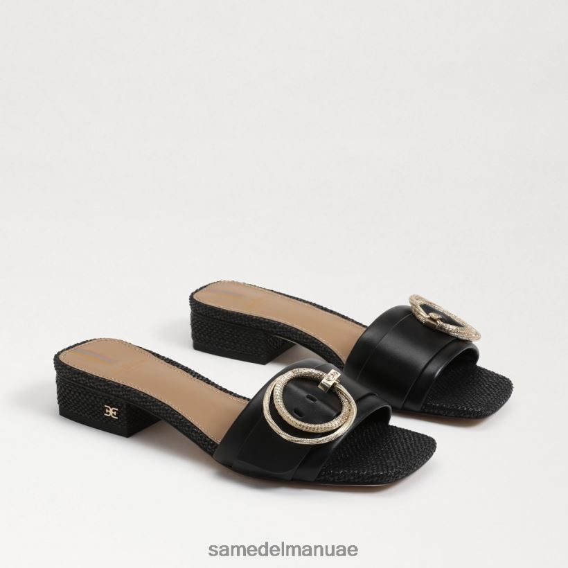 أسود أحذية Sam Edelman نحيف صندل ديلفي المنزلق 246L6T703