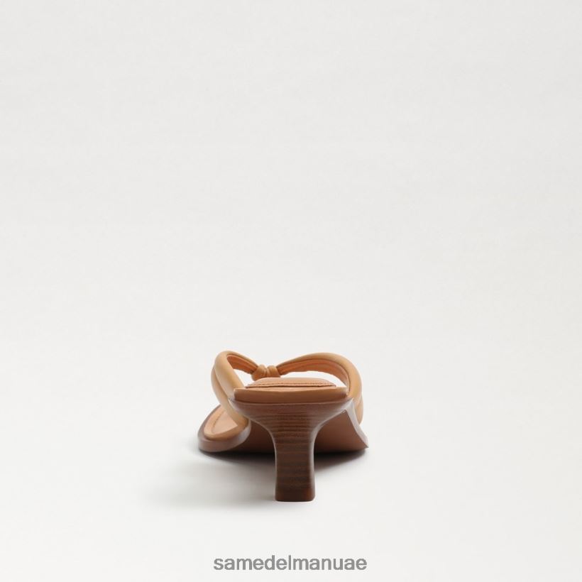 جلد رملي طبيعي أحذية Sam Edelman نحيف صندل دافني ثونغ 246L6T707