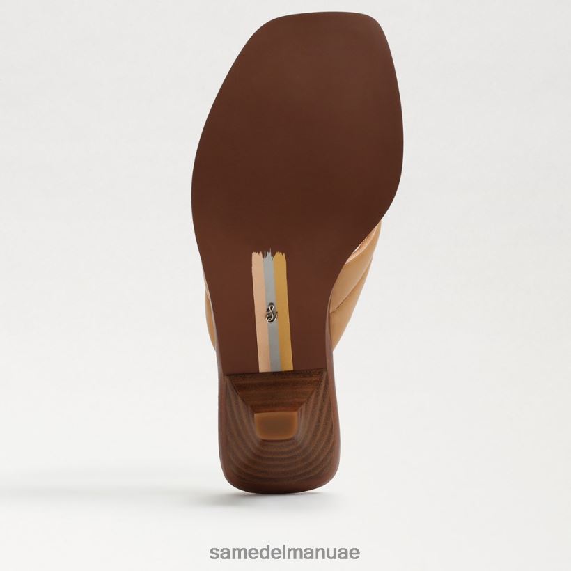 جلد رملي طبيعي أحذية Sam Edelman نحيف صندل دافني ثونغ 246L6T707