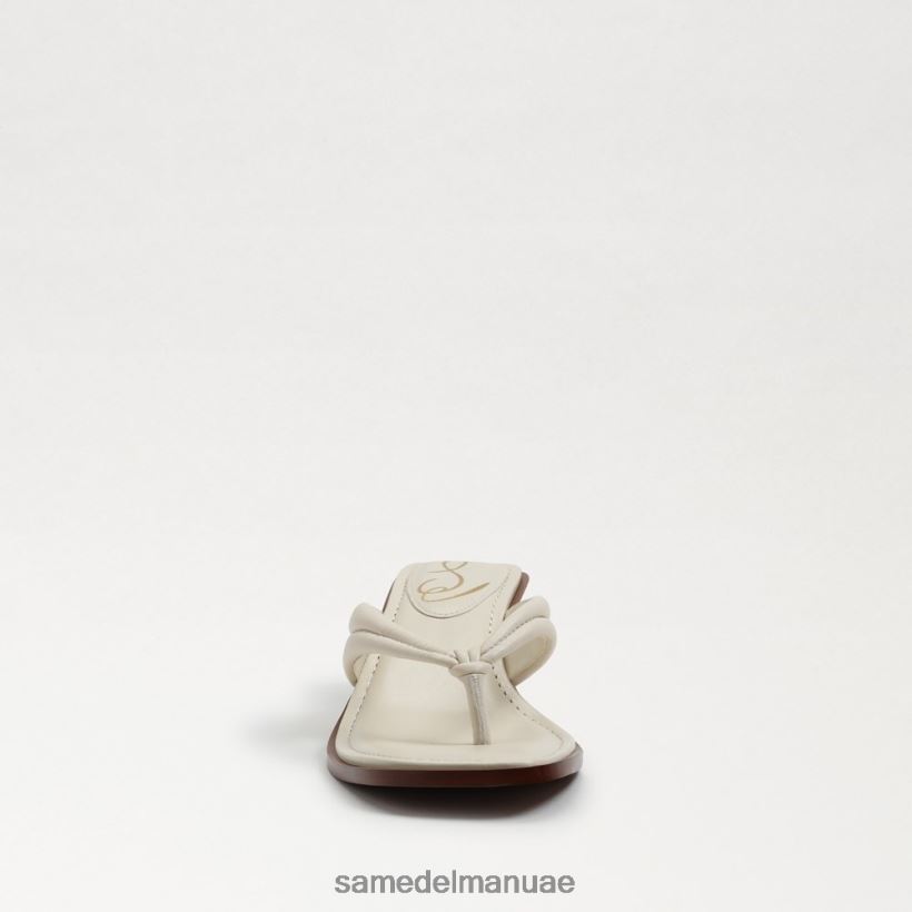 جلد عاجي حديث أحذية Sam Edelman نحيف صندل دافني ثونغ 246L6T709
