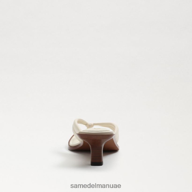 جلد عاجي حديث أحذية Sam Edelman نحيف صندل دافني ثونغ 246L6T709