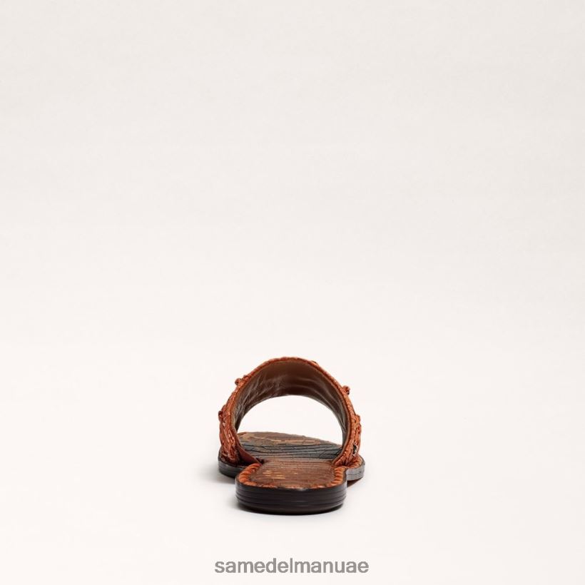 الصدأ الداكن أحذية Sam Edelman نحيف جيوفانا الرافية صندل الشريحة 246L6T70