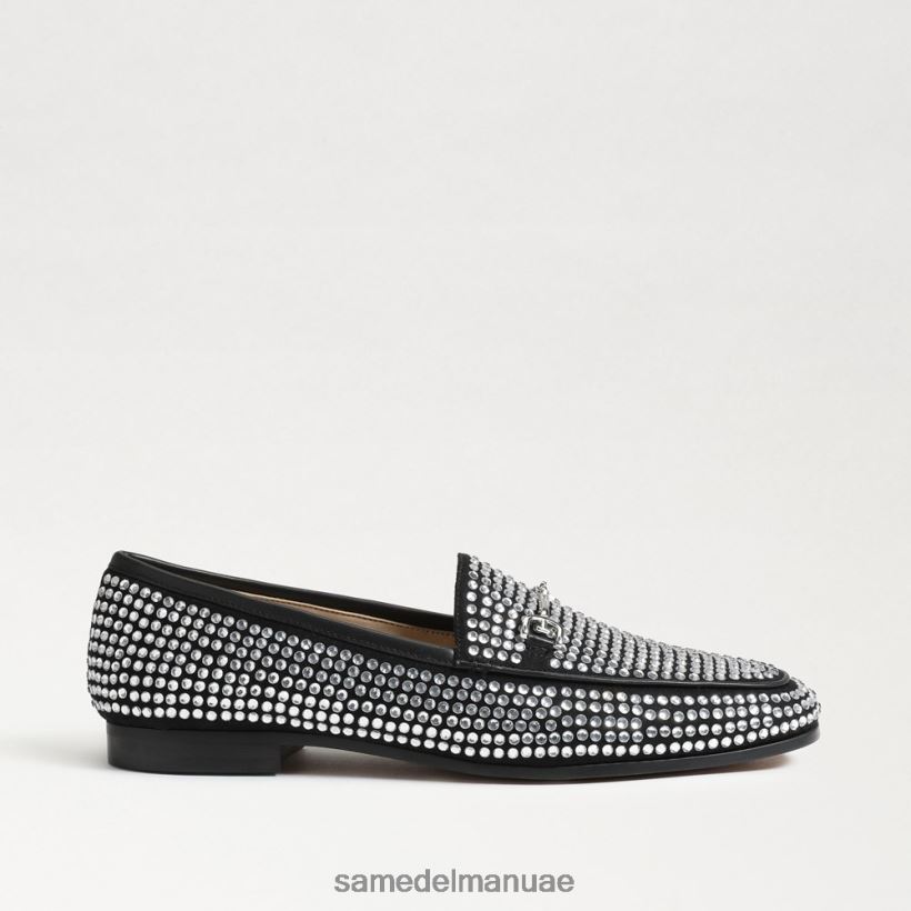الواجهة السوداء أحذية Sam Edelman نحيف لورين جليتز لوفر 246L6T718