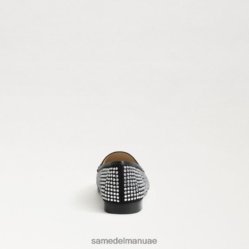 الواجهة السوداء أحذية Sam Edelman نحيف لورين جليتز لوفر 246L6T718
