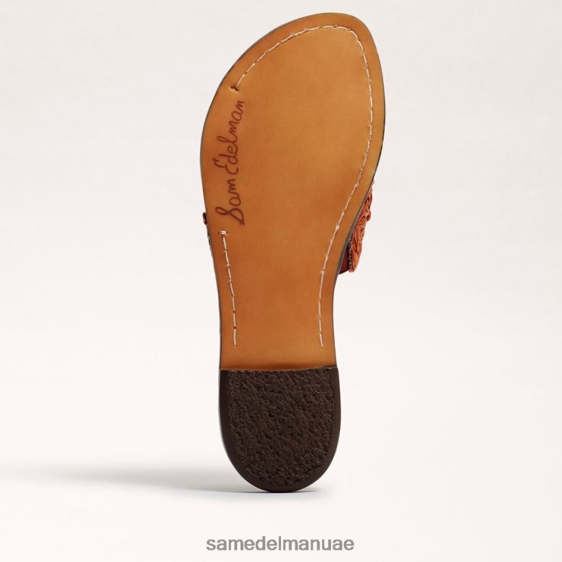 أوراق الذهب أحذية Sam Edelman نحيف جيوفانا الرافية صندل الشريحة 246L6T71