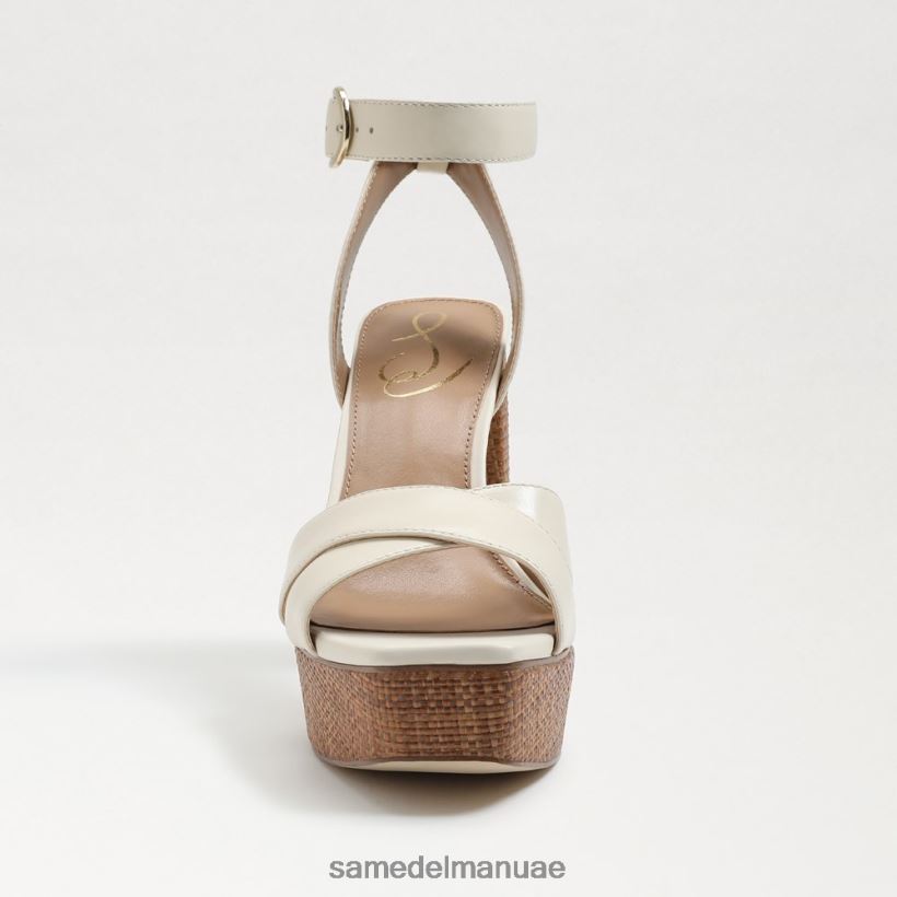 جلد عاجي حديث أحذية Sam Edelman نحيف صندل منصة نوليتا 246L6T722