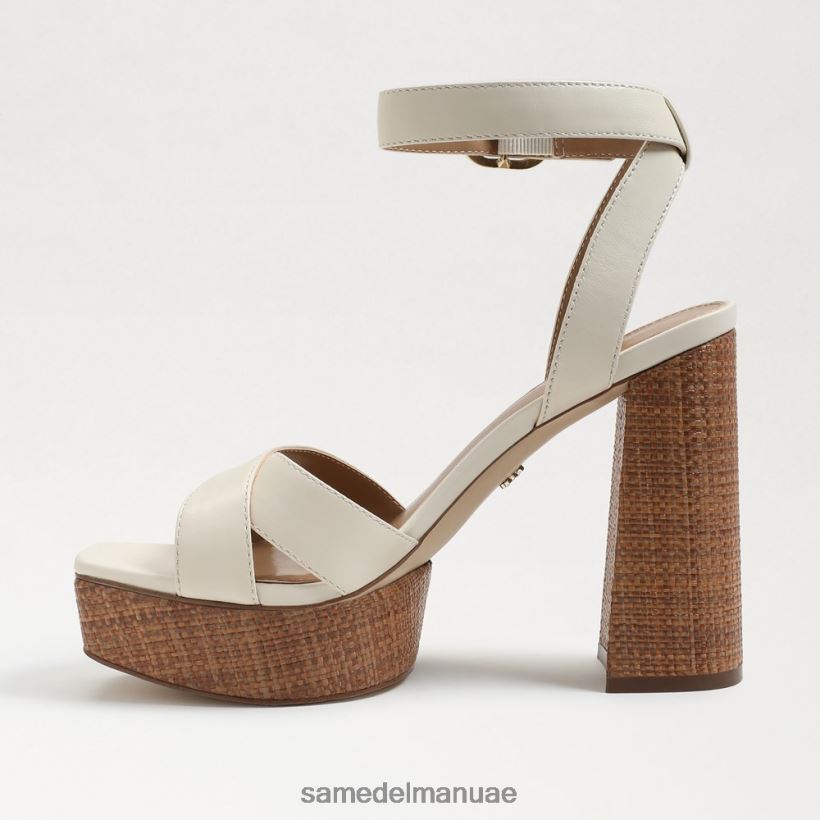 جلد عاجي حديث أحذية Sam Edelman نحيف صندل منصة نوليتا 246L6T722