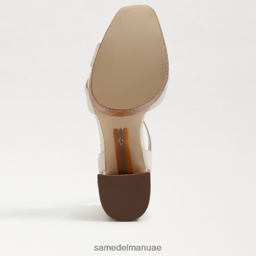 جلد عاجي حديث أحذية Sam Edelman نحيف صندل منصة نوليتا 246L6T722