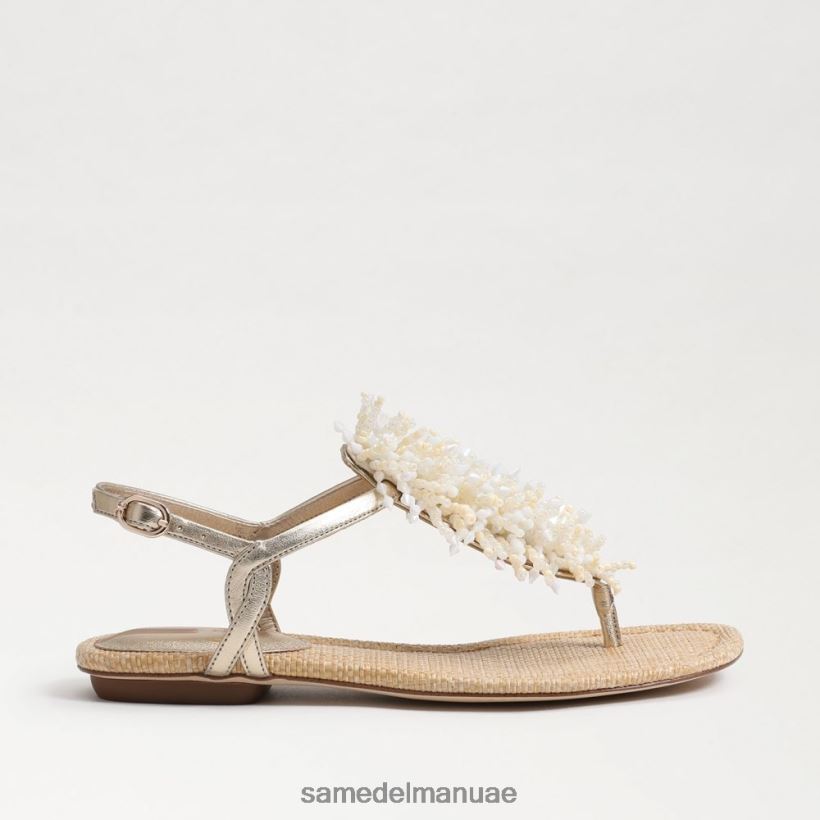 أوراق الذهب أحذية Sam Edelman نحيف بريندا ثونغ صندل 246L6T727