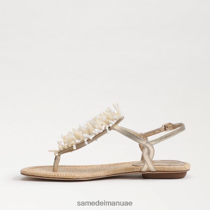 أوراق الذهب أحذية Sam Edelman نحيف بريندا ثونغ صندل 246L6T727