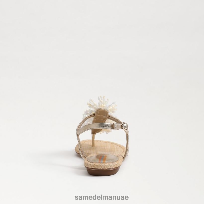 أوراق الذهب أحذية Sam Edelman نحيف بريندا ثونغ صندل 246L6T727