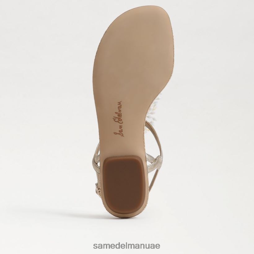 أوراق الذهب أحذية Sam Edelman نحيف بريندا ثونغ صندل 246L6T727