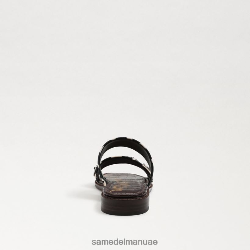 حمار وحشي أسود/طبيعي أحذية Sam Edelman نحيف هيرا صندل منزلق 246L6T741