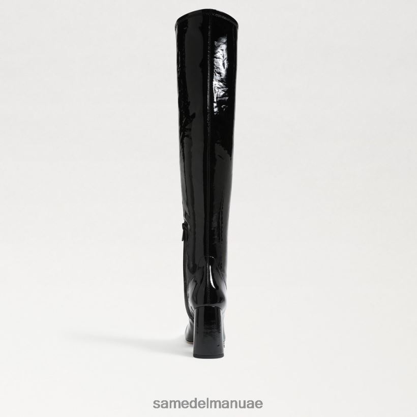 أسود براءة اختراع أحذية Sam Edelman نحيف حذاء طويل القامة من كوزيت 246L6T746