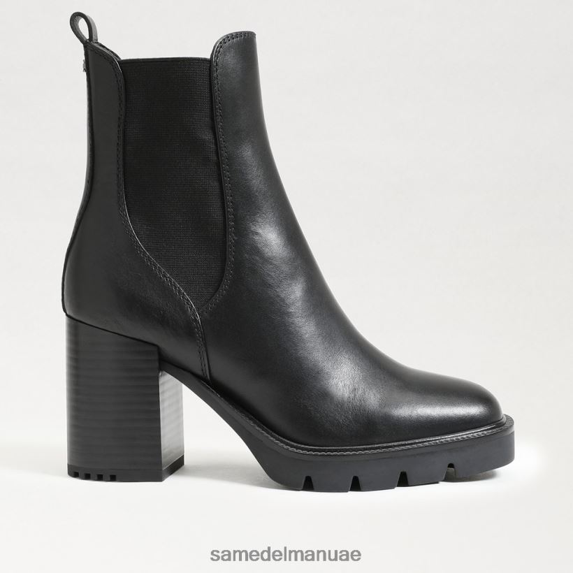 جلد أسود أحذية Sam Edelman نحيف حذاء رولينز تشيلسي 246L6T749