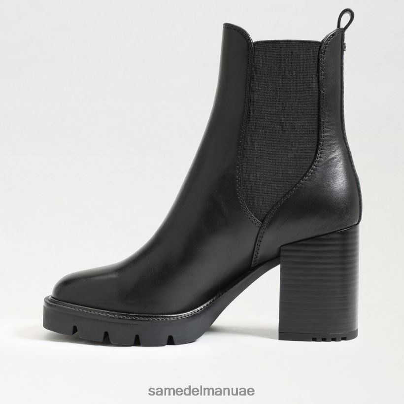 جلد أسود أحذية Sam Edelman نحيف حذاء رولينز تشيلسي 246L6T749