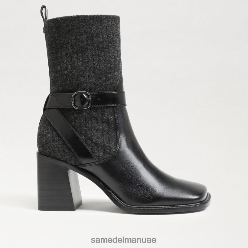 أسود/رمادي غامق أحذية Sam Edelman نحيف مارسي بوتي 246L6T766