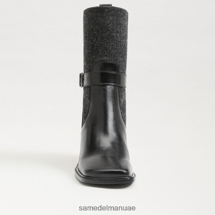 أسود/رمادي غامق أحذية Sam Edelman نحيف مارسي بوتي 246L6T766