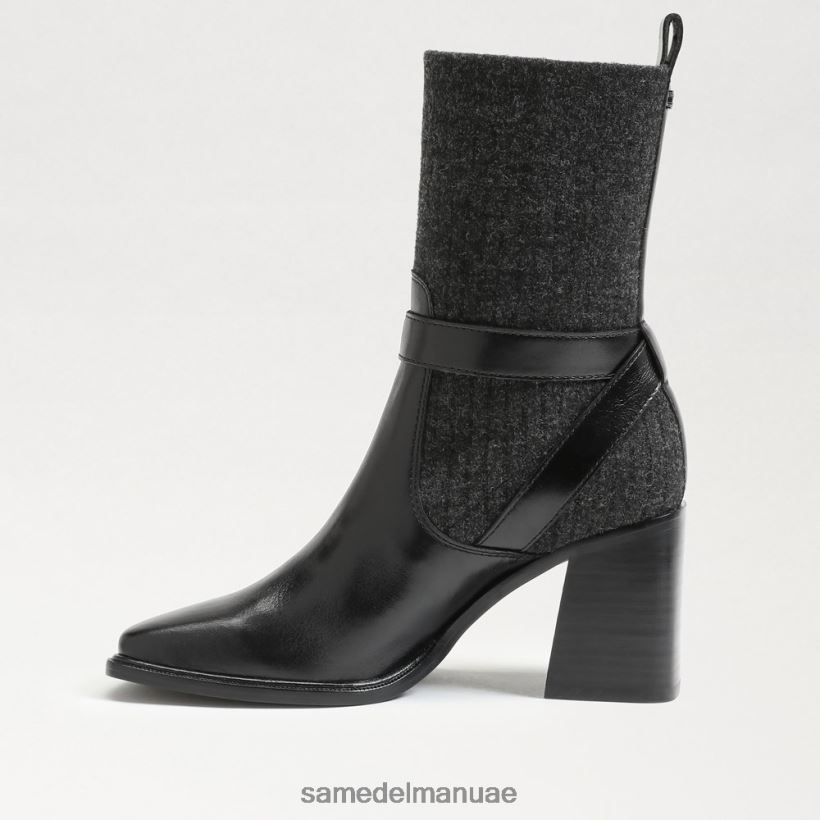 أسود/رمادي غامق أحذية Sam Edelman نحيف مارسي بوتي 246L6T766