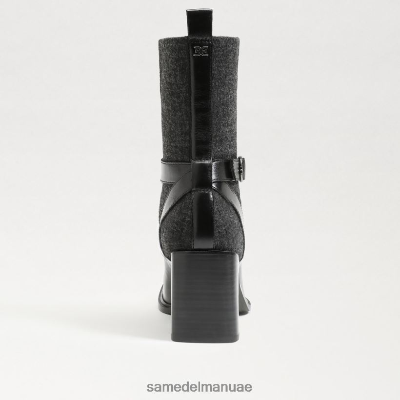 أسود/رمادي غامق أحذية Sam Edelman نحيف مارسي بوتي 246L6T766