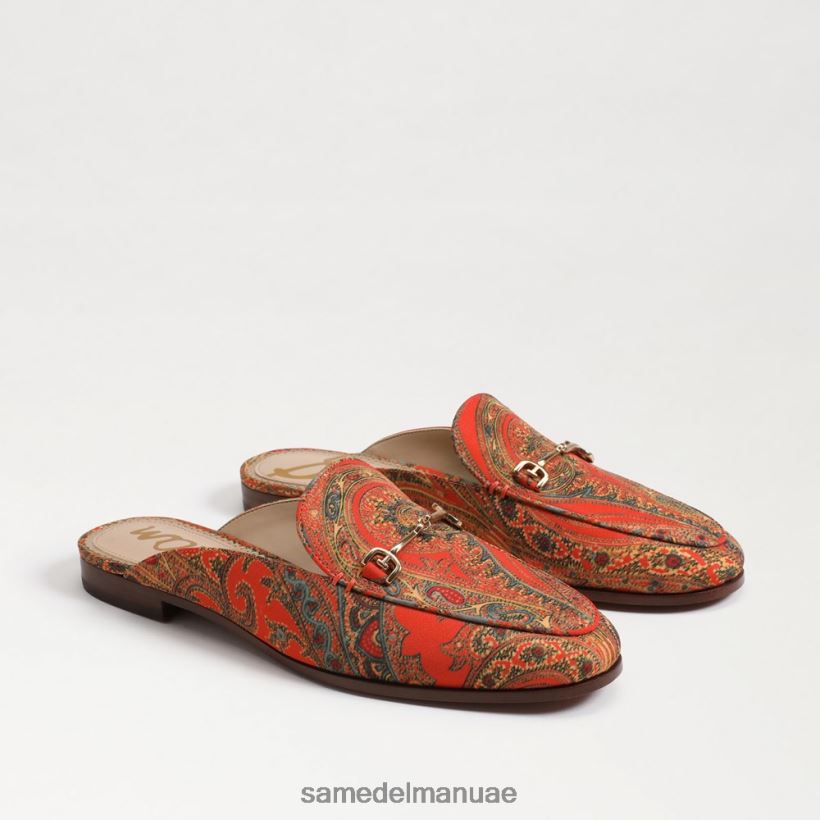 الخشخاش البرتقالي أحذية Sam Edelman نحيف ليني بت بغل 246L6T77