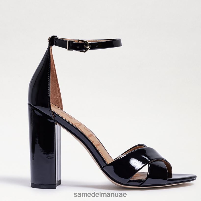 أسود أحذية Sam Edelman نحيف صندل بحزام كاحل يانسي 246L6T772