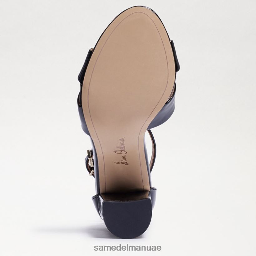 أسود أحذية Sam Edelman نحيف صندل بحزام كاحل يانسي 246L6T772