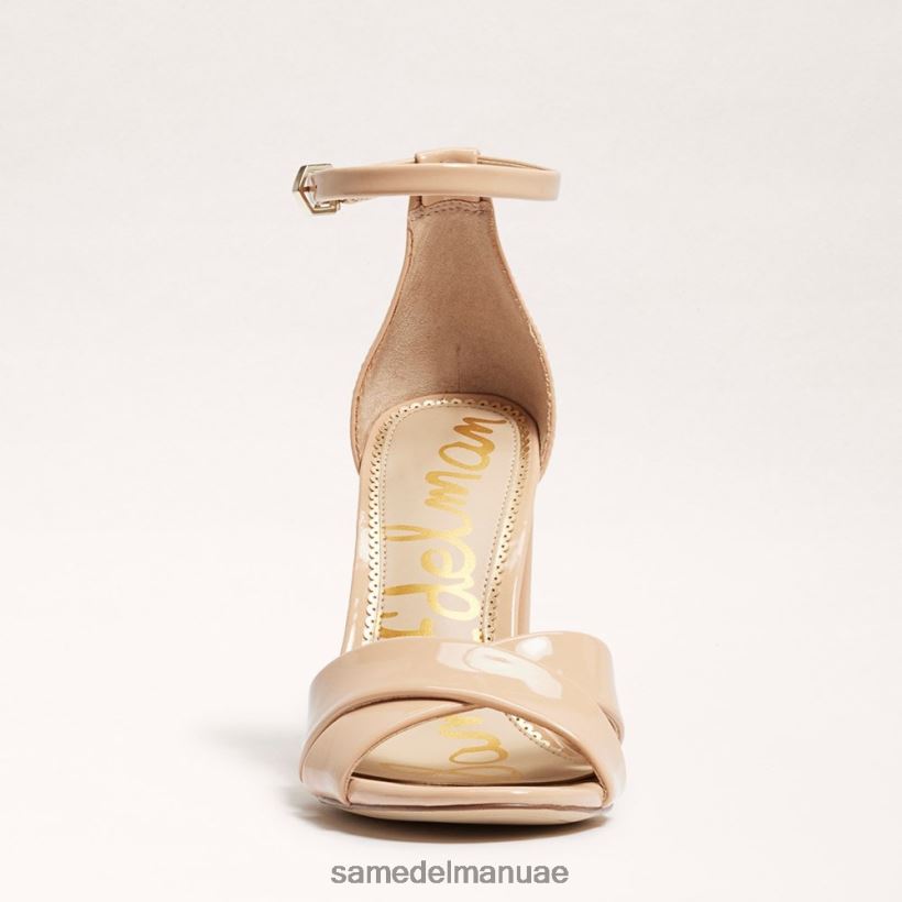 براءة اختراع أحمر الخدود البيج أحذية Sam Edelman نحيف صندل بحزام كاحل يانسي 246L6T773