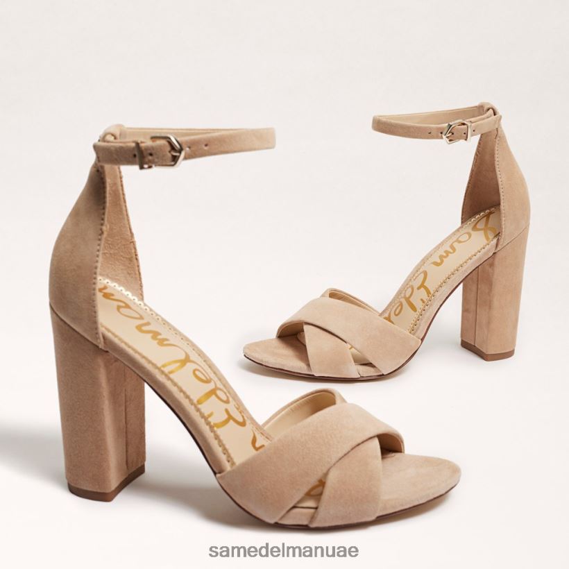 دقيق الشوفان أحذية Sam Edelman نحيف صندل بحزام كاحل يانسي 246L6T775