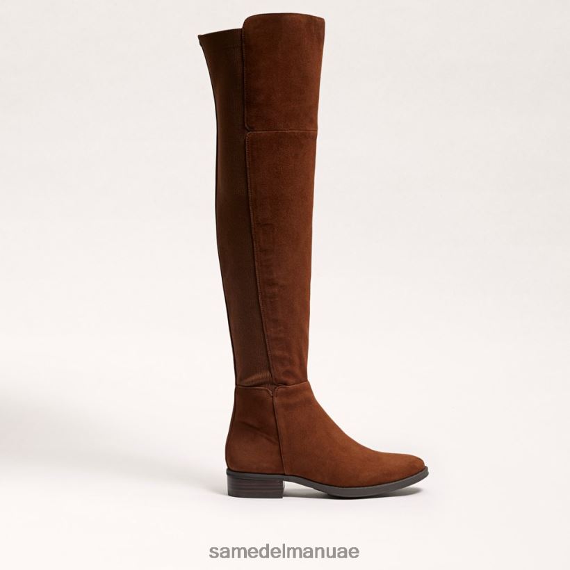 جوز الهند المحمص أحذية Sam Edelman نحيف بام فوق حذاء الركبة 246L6T778