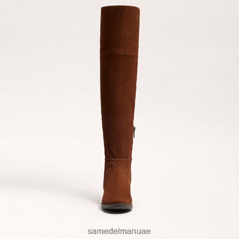جوز الهند المحمص أحذية Sam Edelman نحيف بام فوق حذاء الركبة 246L6T778