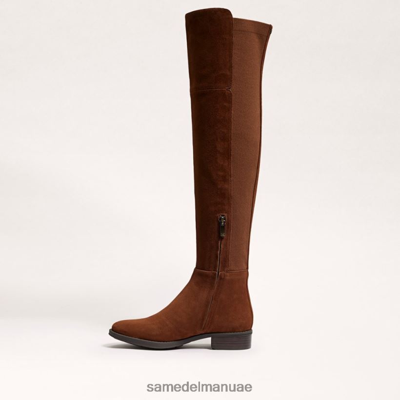 جوز الهند المحمص أحذية Sam Edelman نحيف بام فوق حذاء الركبة 246L6T778