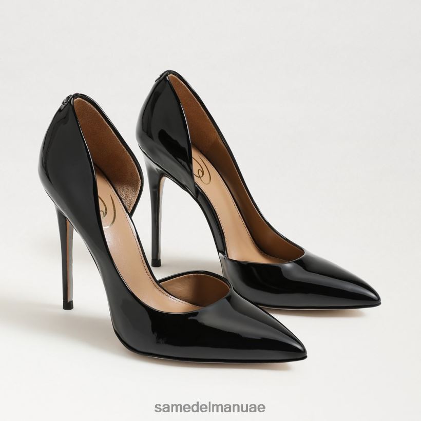 أسود براءة اختراع أحذية Sam Edelman نحيف ديلوريس كعب مدبب عند أصابع القدم 246L6T779