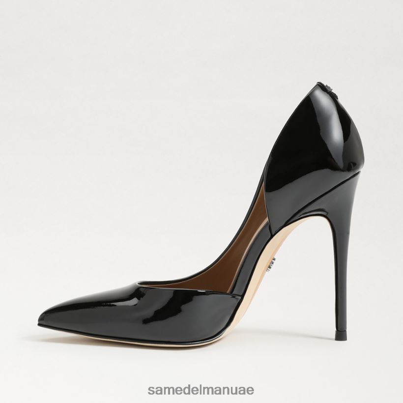 أسود براءة اختراع أحذية Sam Edelman نحيف ديلوريس كعب مدبب عند أصابع القدم 246L6T779