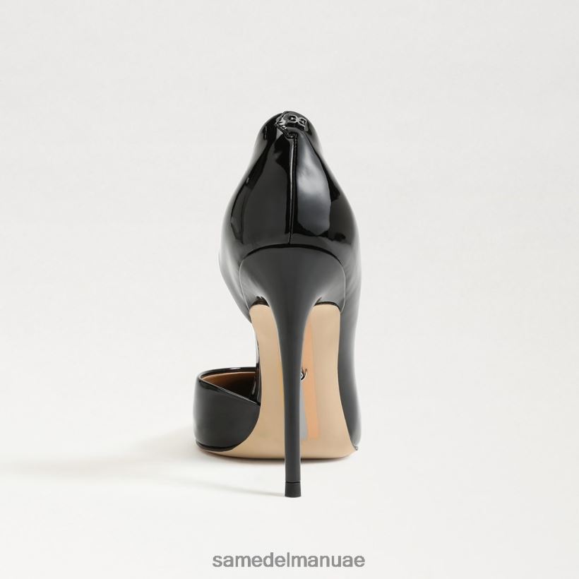 أسود براءة اختراع أحذية Sam Edelman نحيف ديلوريس كعب مدبب عند أصابع القدم 246L6T779