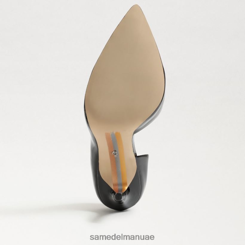 أسود براءة اختراع أحذية Sam Edelman نحيف ديلوريس كعب مدبب عند أصابع القدم 246L6T779